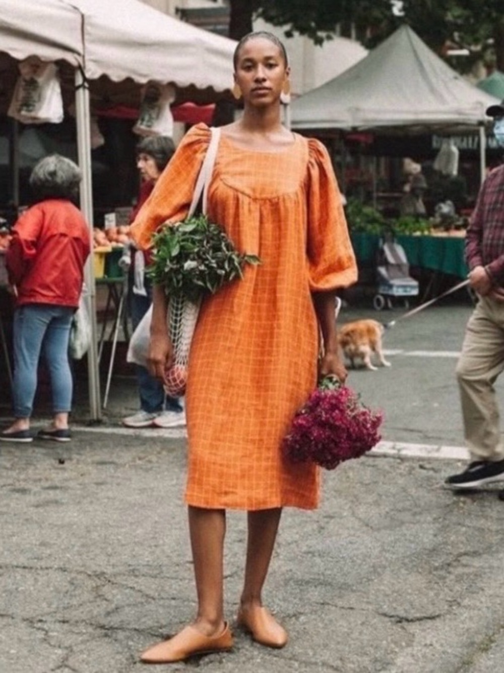 Aliya Wanek Birdie Dress 100% Linen M